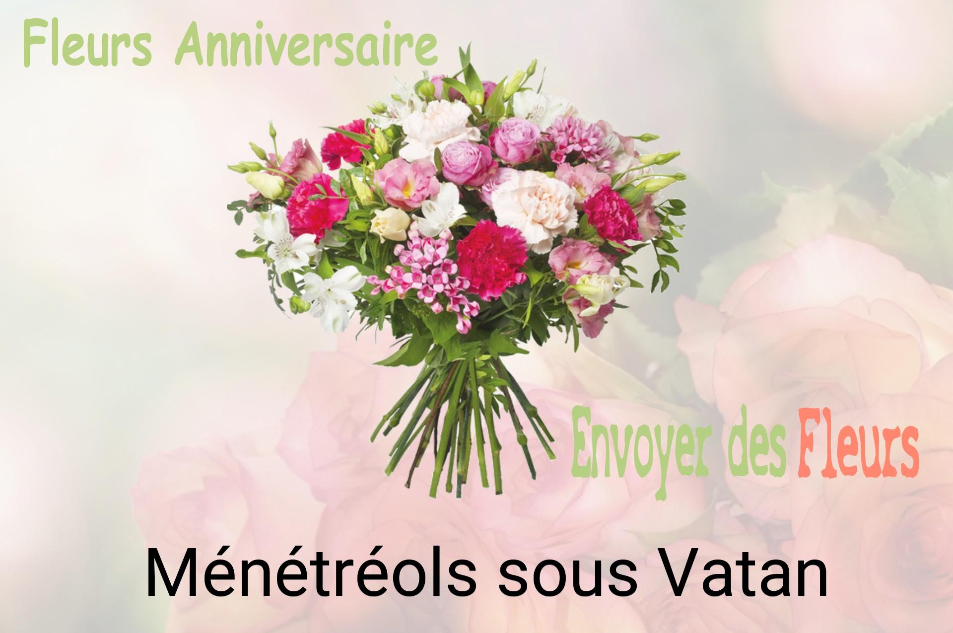 Bouquet de fleurs d’anniversaire livré à Ménétréols-sous-Vatan
